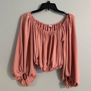 Miley and Molly off the shoulder flowy top